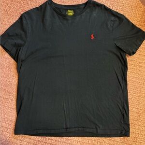Polo by Ralph Lauren Black Shirt with Red Logo